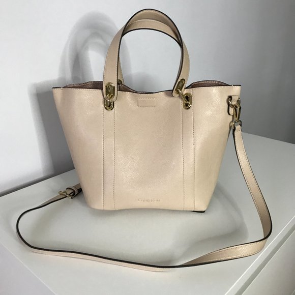 Calvin Klein Light Nude Shoulder/Tote Bag - Picture 3 of 9